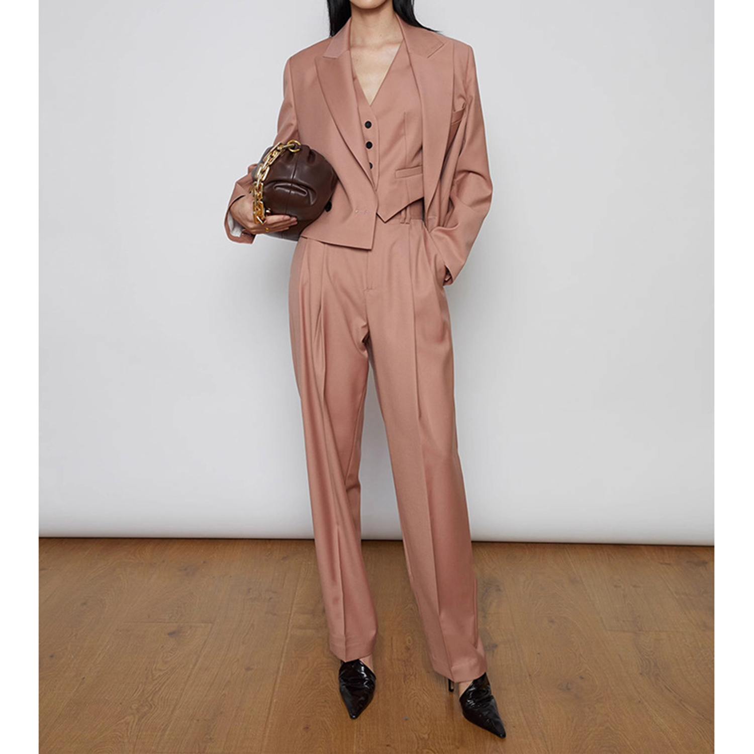 Allingentle Women's Suit Pants - Double Breasted Blazer review and price