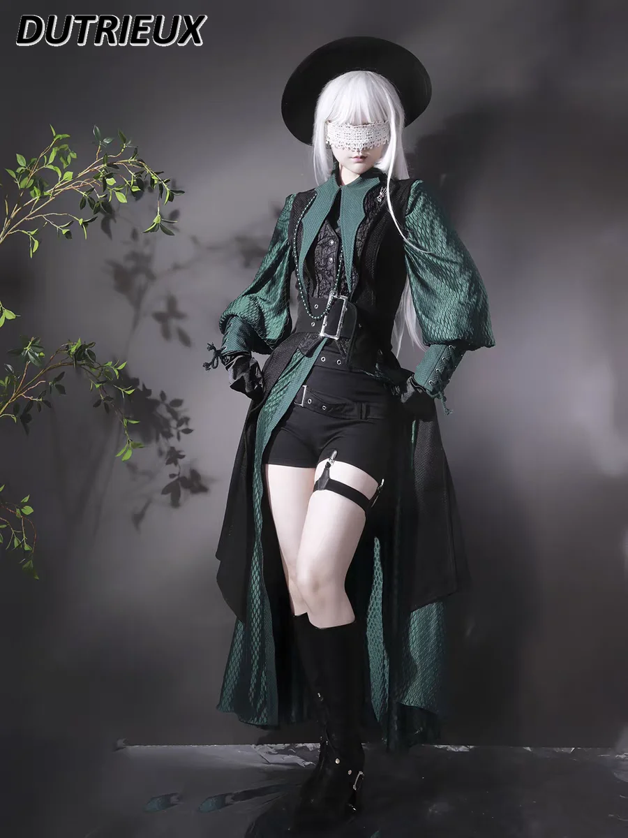 2026 Japanese Goth Lolita Long - Slim Fit Suit Set review and price