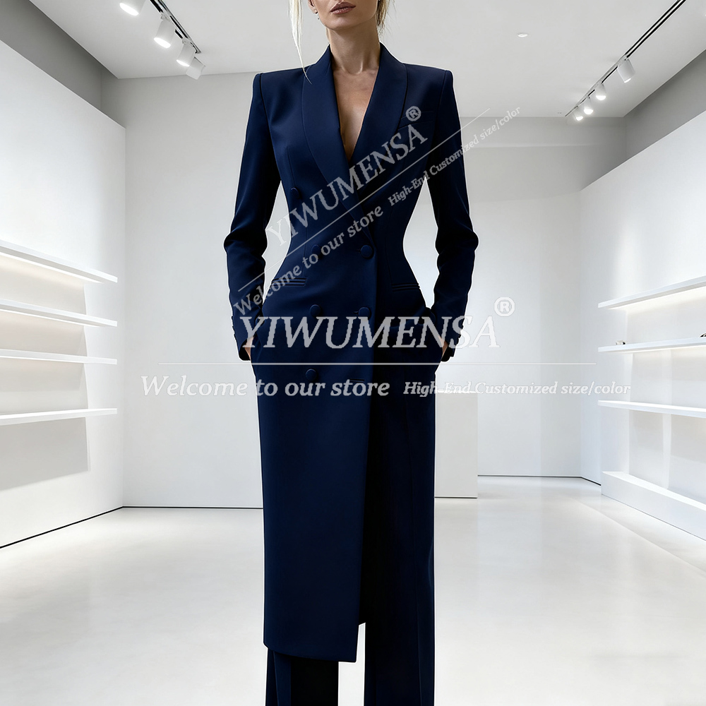 Elegant Solid Women's Suits 2  - Double Breasted Blazer review and price