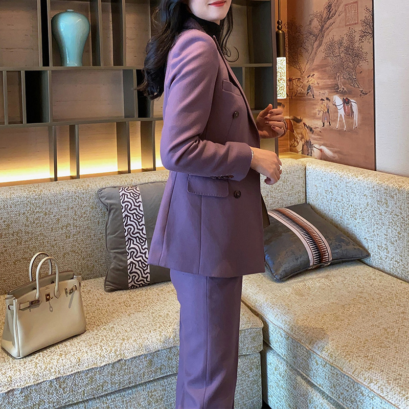 Allingentle Purple Women's Sui - Double Breasted Blazer review and price