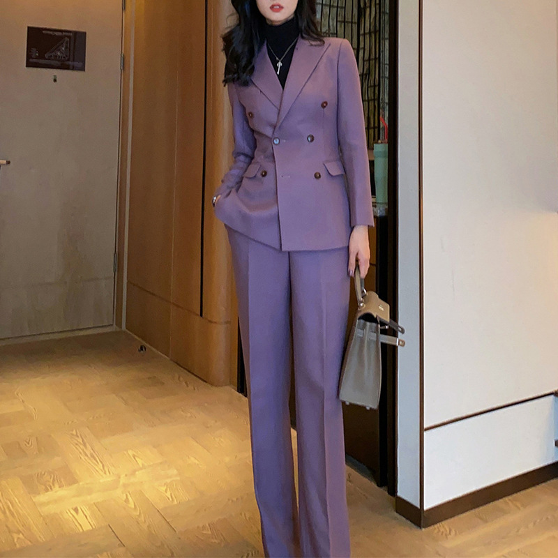 Allingentle Purple Women's Sui - Double Breasted Blazer review and price