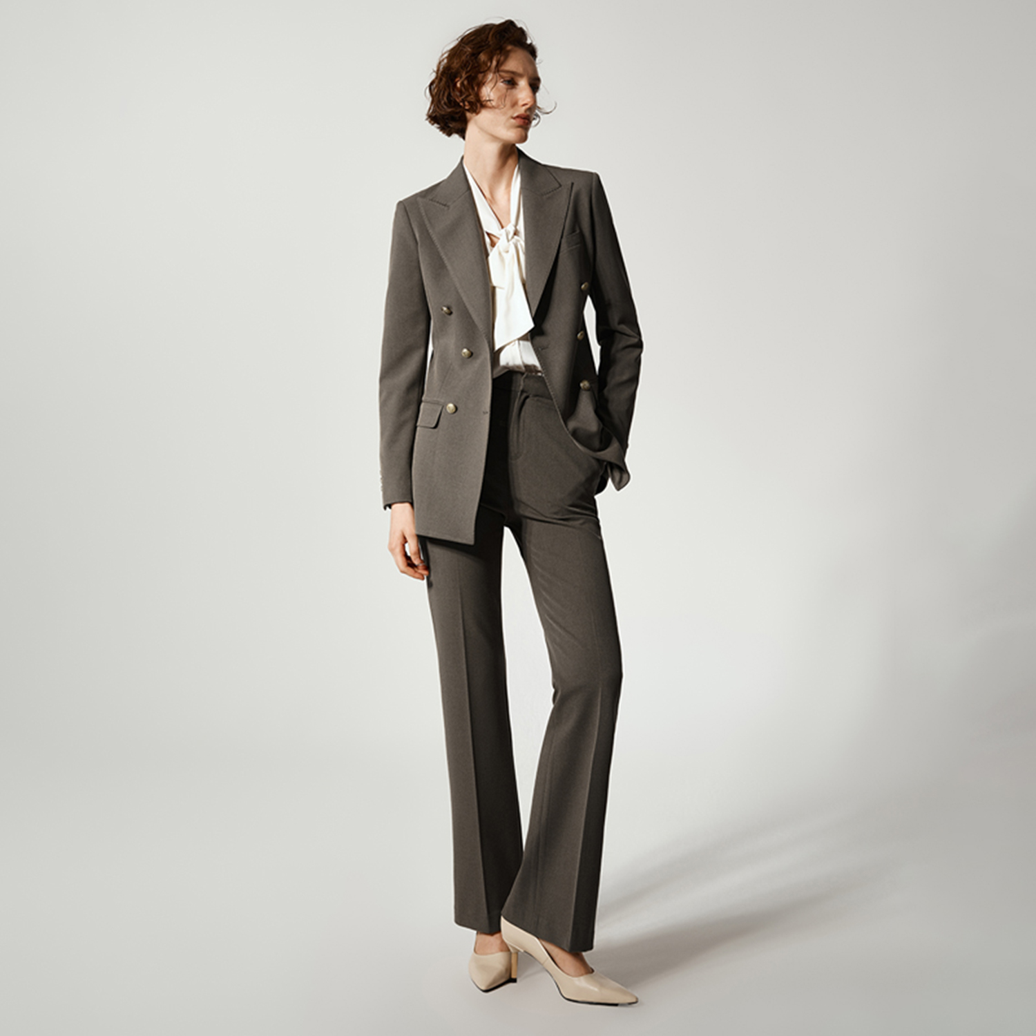 Allingentle Women Pantsuit 2 P - Double Breasted Blazer review and price