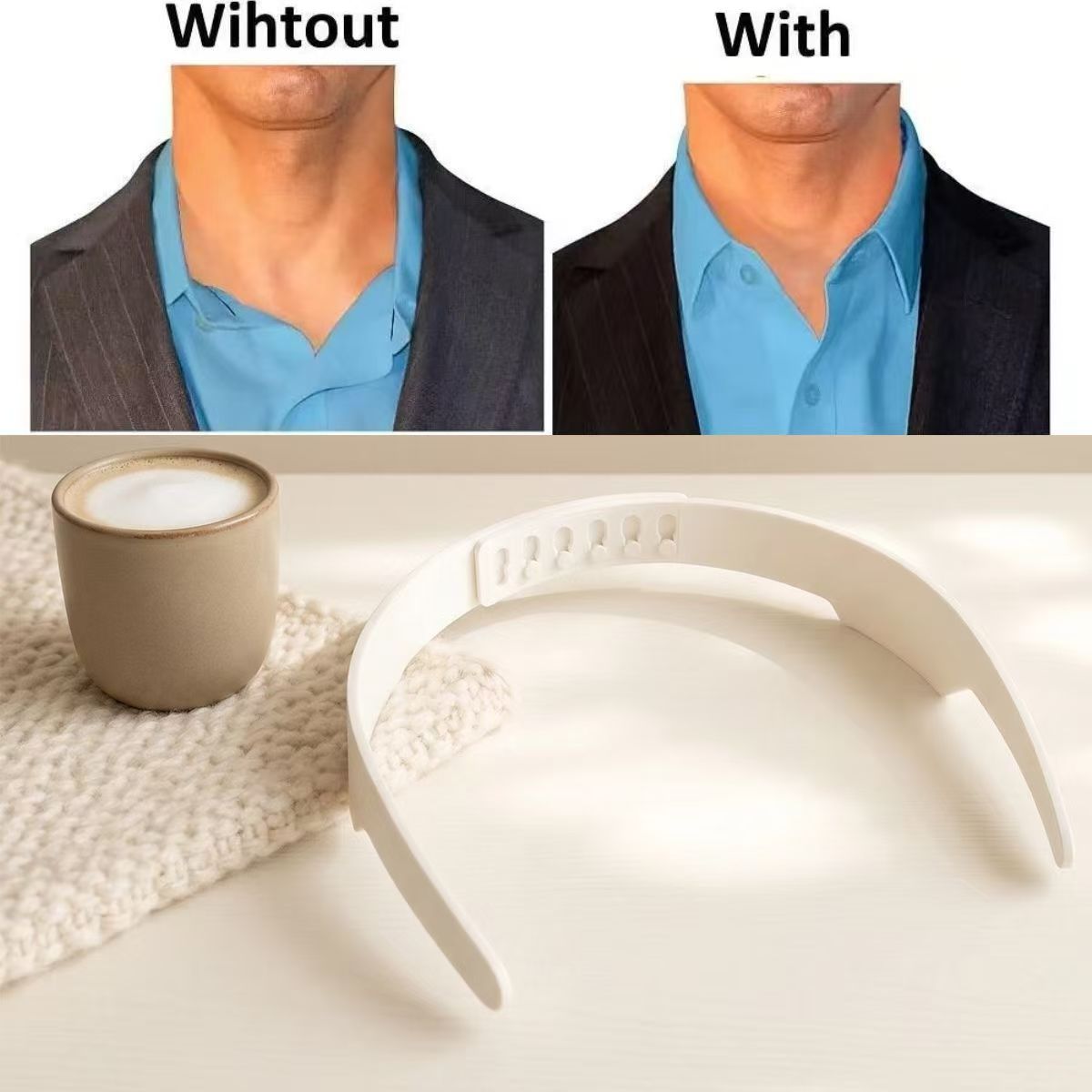 1PC Adjustable PVC Anti‑Curlin - Men'S Formal Wear Ties review and price