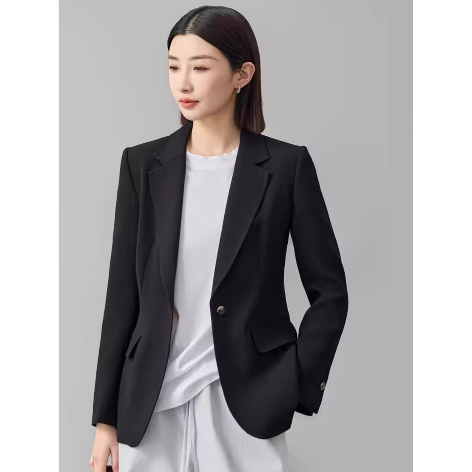 Allingentle Women's Suit Slim  - Double Breasted Blazer review and price