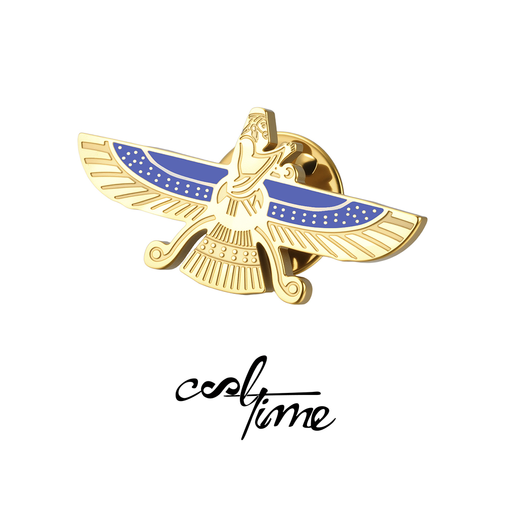 CoolTime Faravahar Pin Badge B - Tuxedo Lapel Pin review and price