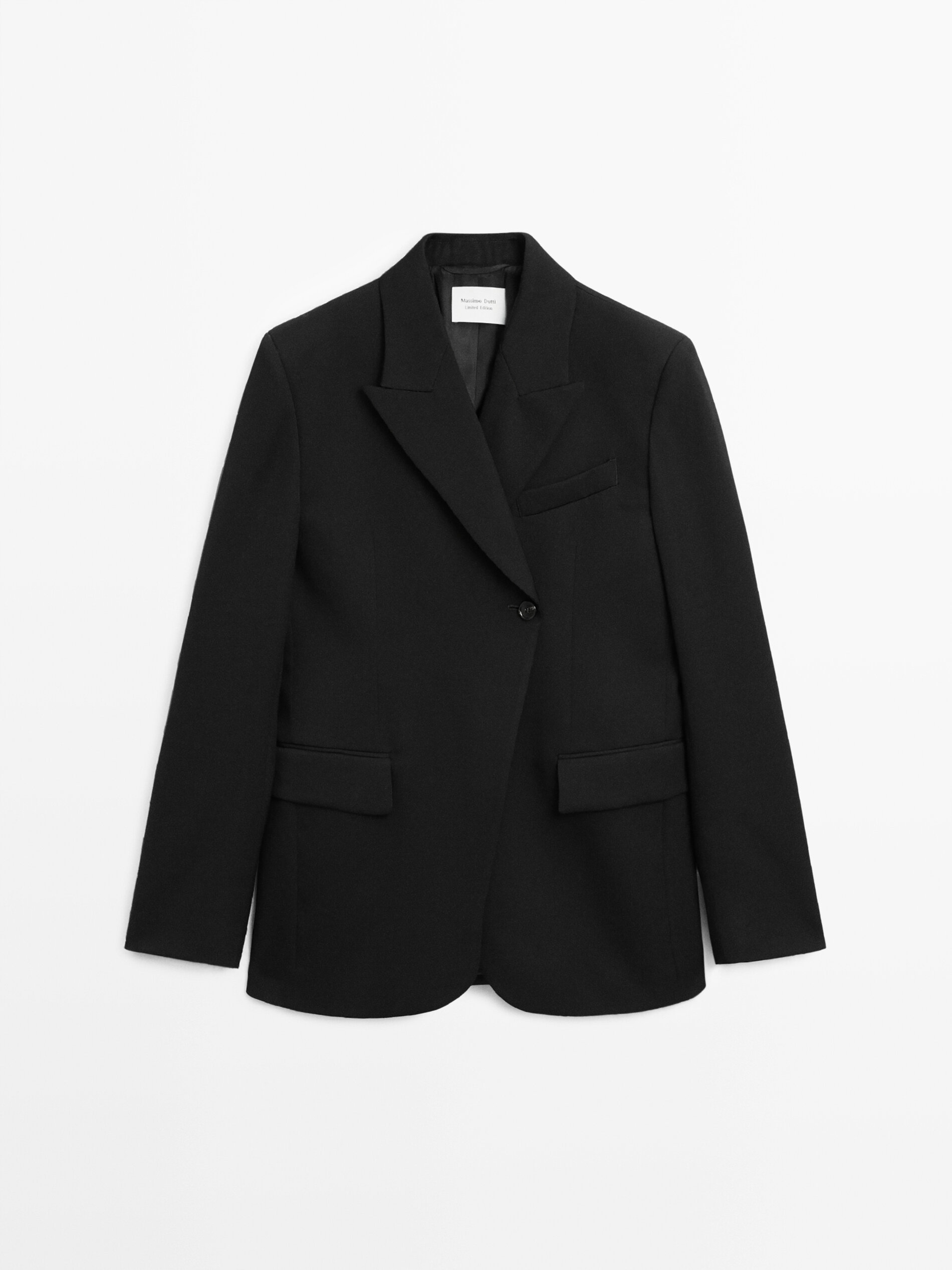 Allingentle Black Woolen Women - Double Breasted Blazer review and price