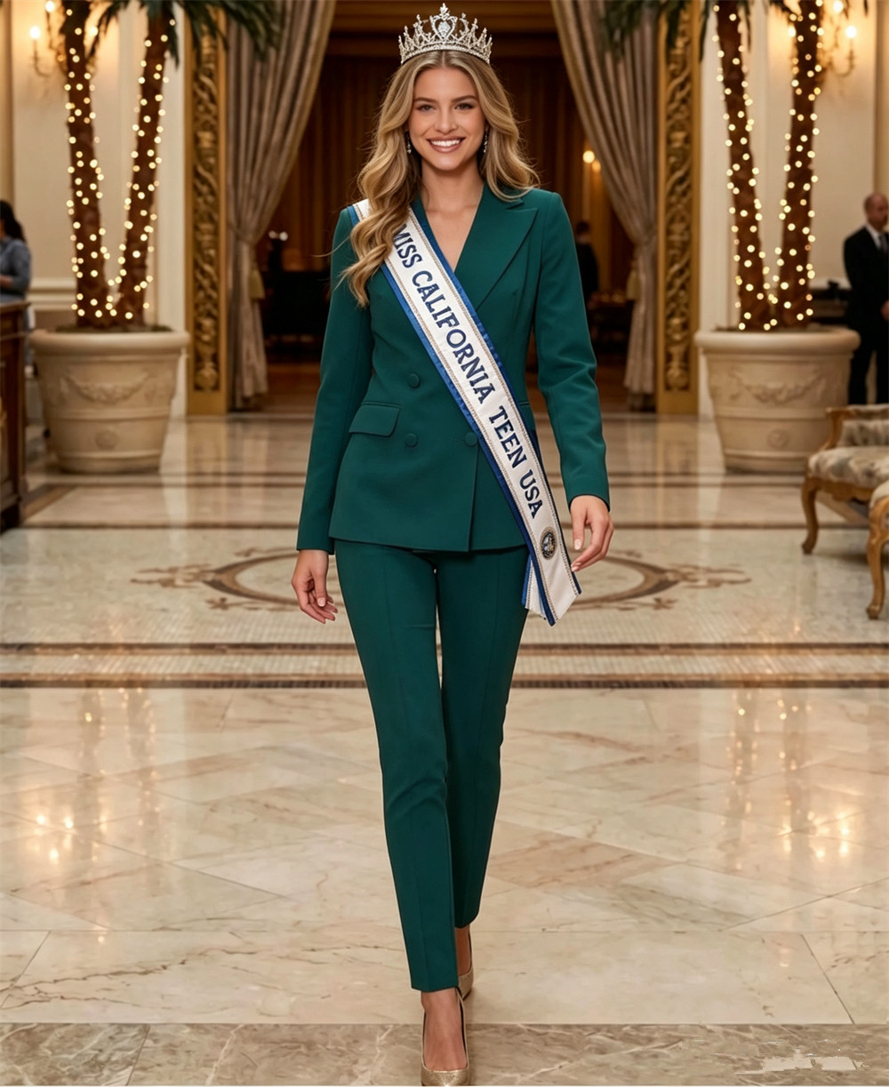 Classic Emerald Green Women's  - Double Breasted Blazer review and price