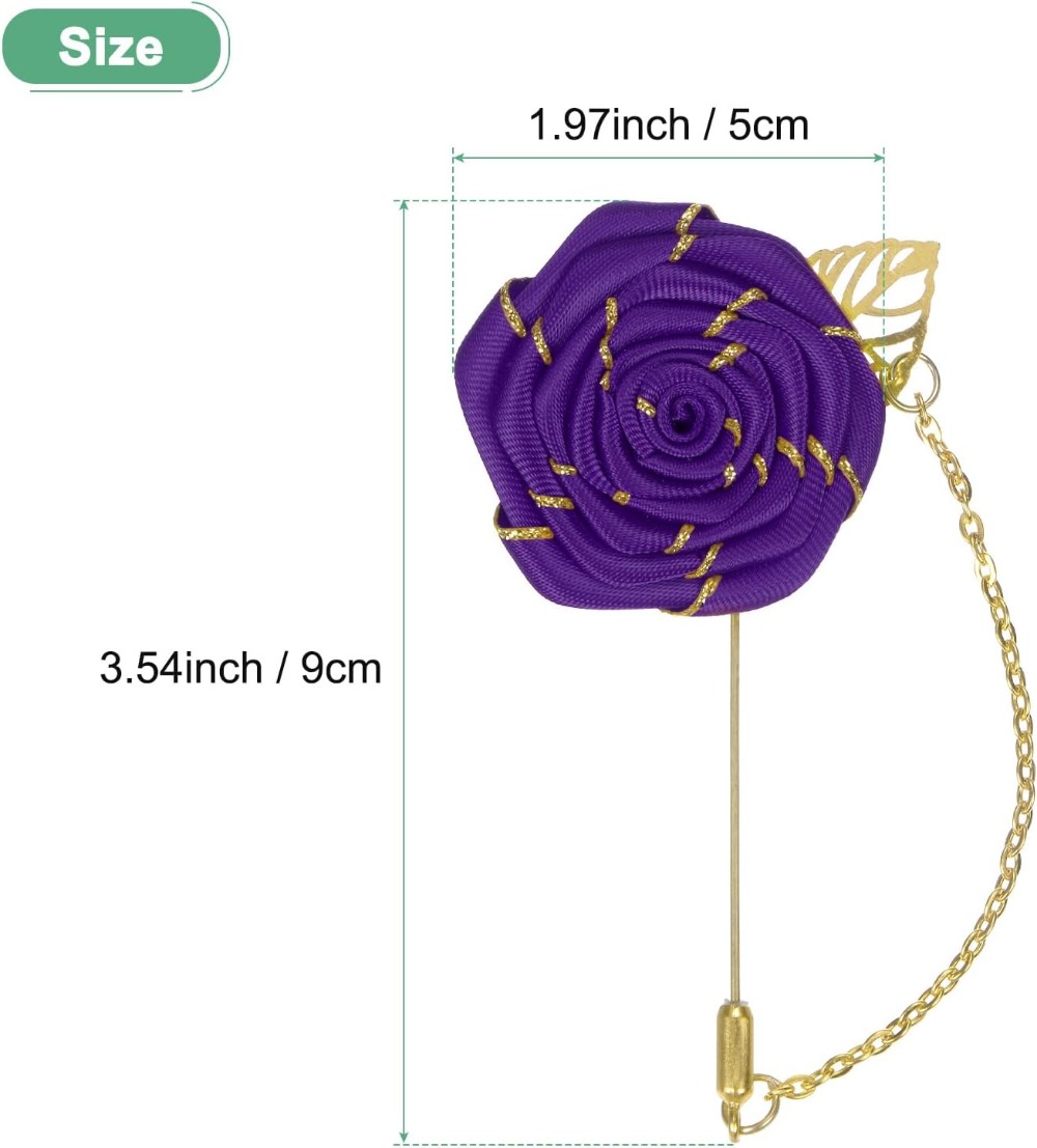 Rose Brooch Pin Cloth Rose Flo - Tuxedo Lapel Pin review and price