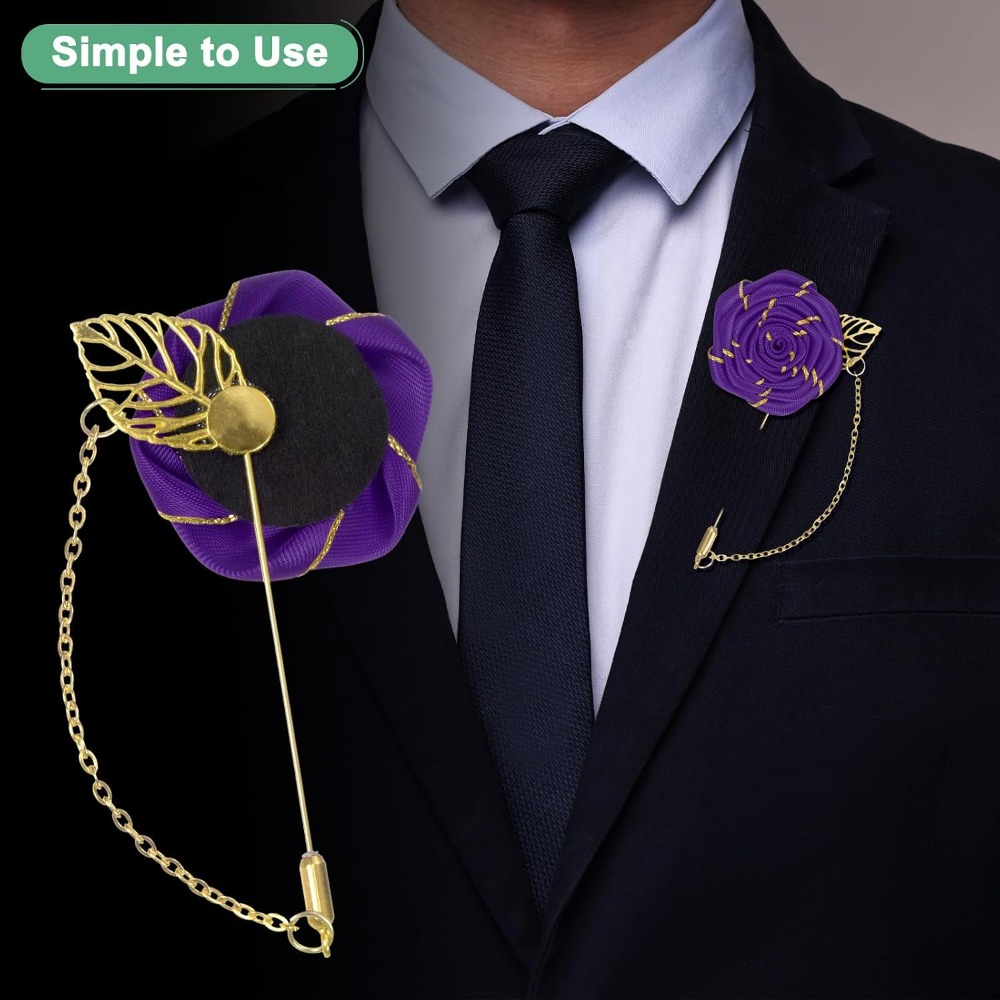 Rose Brooch Pin Cloth Rose Flo - Tuxedo Lapel Pin review and price